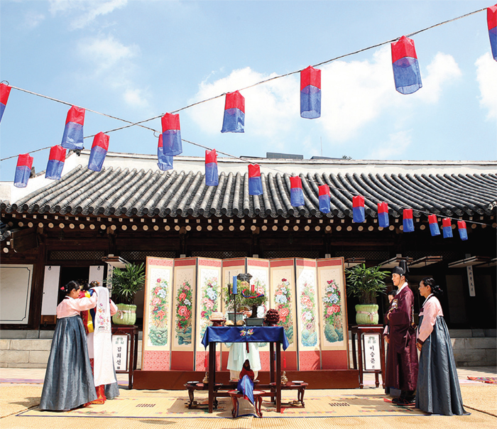 Ceremonia boda coreana