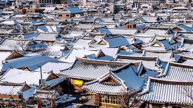 Jeonju, famous for Korean food and historical buildings