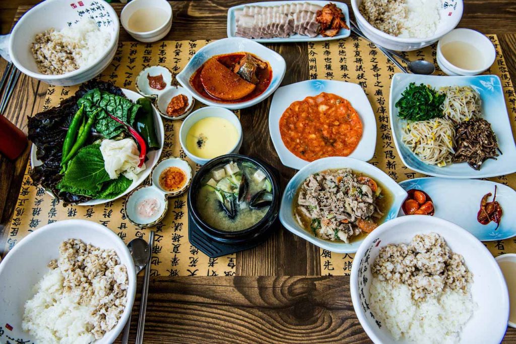 Platos Tradicionales de Corea del Sur